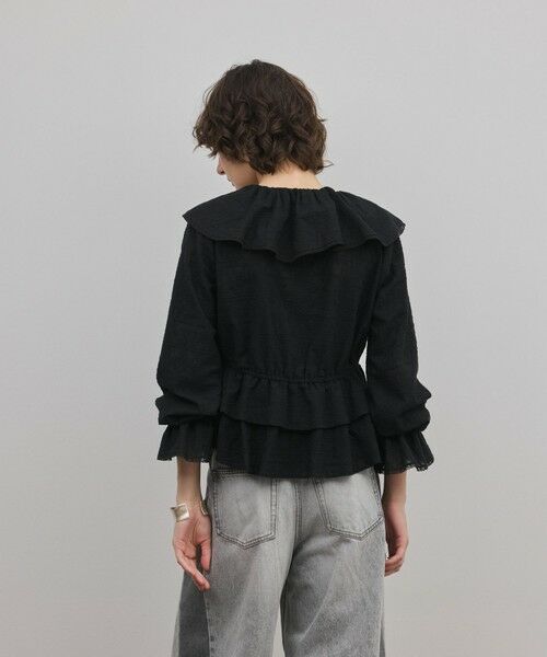 GRACE CONTINENTAL / グレースコンチネンタル シャツ・ブラウス | エンブロイダリーフリルブラウス | 詳細18