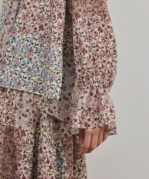 GRACE CONTINENTAL / グレースコンチネンタル シャツ・ブラウス | パッチワークプリントカフタンブラウス | 詳細6
