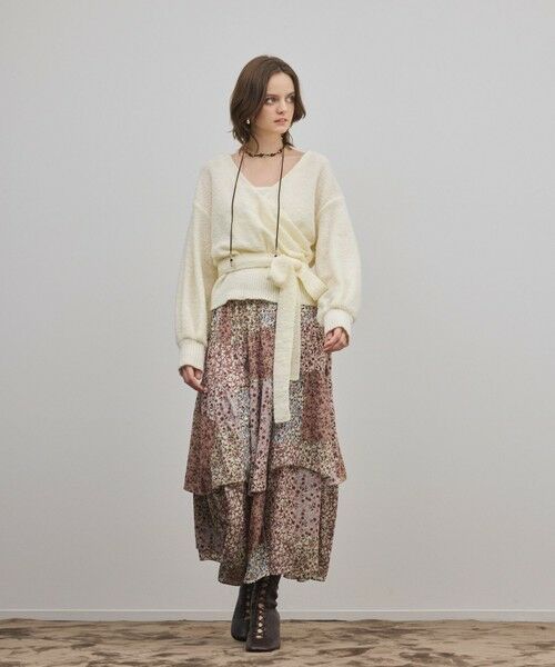 GRACE CONTINENTAL / グレースコンチネンタル ニット・セーター | カシュクールニットトップ | 詳細1