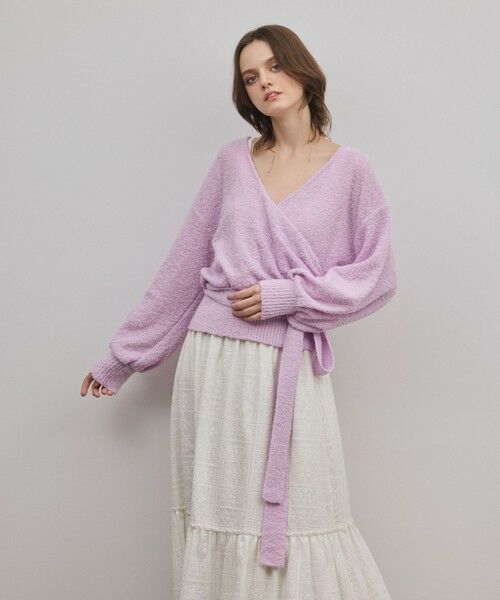 GRACE CONTINENTAL / グレースコンチネンタル ニット・セーター | カシュクールニットトップ | 詳細10