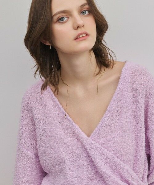 GRACE CONTINENTAL / グレースコンチネンタル ニット・セーター | カシュクールニットトップ | 詳細11