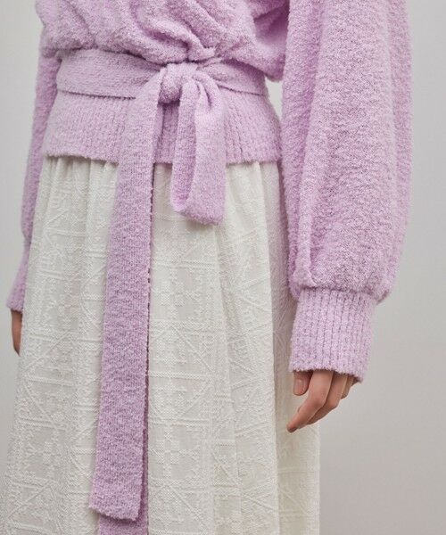 GRACE CONTINENTAL / グレースコンチネンタル ニット・セーター | カシュクールニットトップ | 詳細12