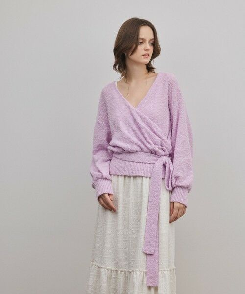 GRACE CONTINENTAL / グレースコンチネンタル ニット・セーター | カシュクールニットトップ | 詳細7