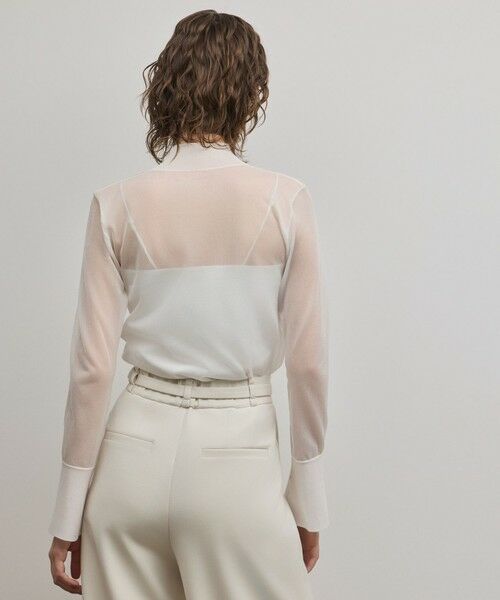 GRACE CONTINENTAL / グレースコンチネンタル その他トップス | シアーハイネックニットトップ | 詳細2