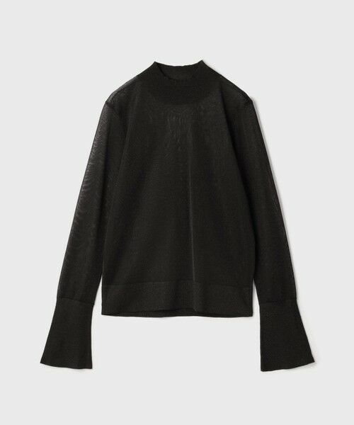 GRACE CONTINENTAL / グレースコンチネンタル その他トップス | シアーハイネックニットトップ | 詳細11