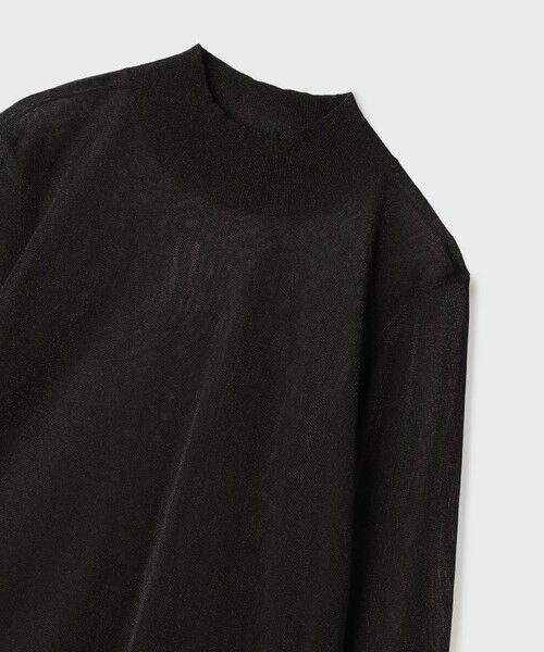 GRACE CONTINENTAL / グレースコンチネンタル その他トップス | シアーハイネックニットトップ | 詳細13
