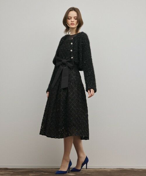 GRACE CONTINENTAL / グレースコンチネンタル カーディガン・ボレロ | フェザーショートボレロ | 詳細1