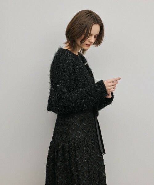 GRACE CONTINENTAL / グレースコンチネンタル カーディガン・ボレロ | フェザーショートボレロ | 詳細5