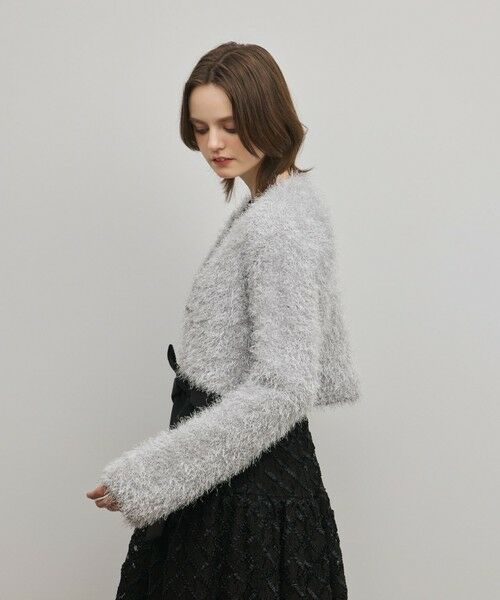 GRACE CONTINENTAL / グレースコンチネンタル カーディガン・ボレロ | フェザーショートボレロ | 詳細10