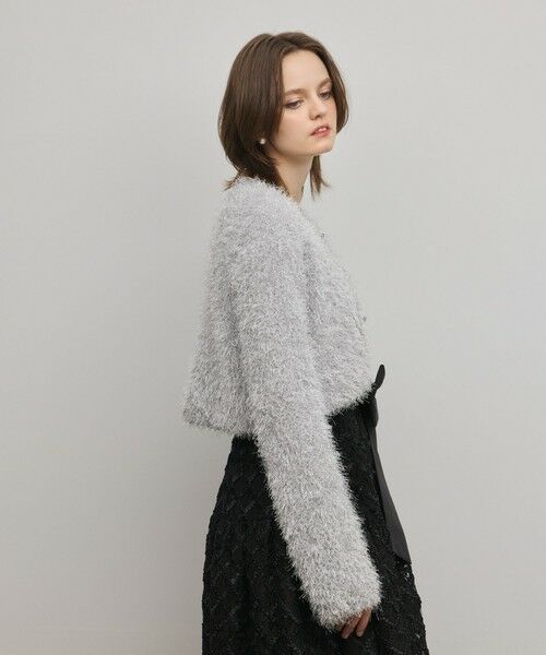 GRACE CONTINENTAL / グレースコンチネンタル カーディガン・ボレロ | フェザーショートボレロ | 詳細12