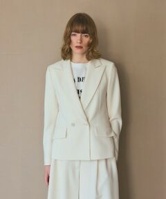 GRACE CONTINENTAL / グレースコンチネンタル テーラードジャケット | トリアセコンシャスジャケット