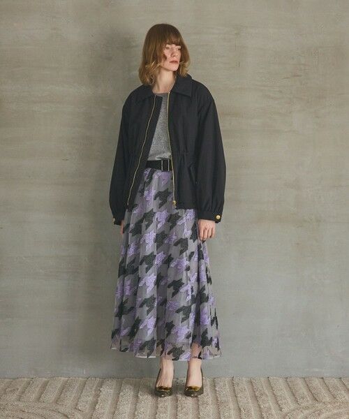 GRACE CONTINENTAL / グレースコンチネンタル ブルゾン | ナイロンパディングブルゾン（ブラック）