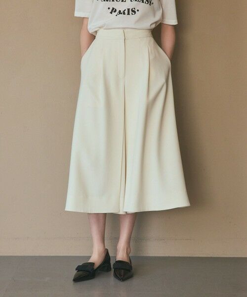 GRACE CONTINENTAL / グレースコンチネンタル ショート・ハーフ・半端丈パンツ | トリアセタックキュロット | 詳細1