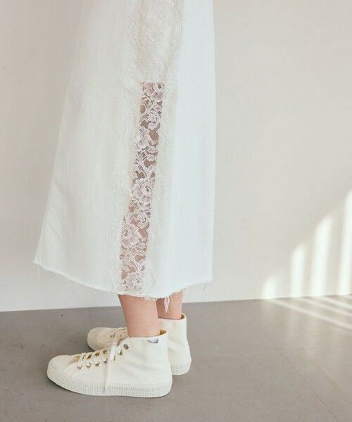 GRACE CONTINENTAL / グレースコンチネンタル デニムスカート | サイドレースデニムスカート | 詳細5