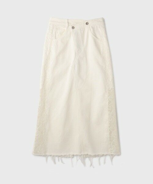 GRACE CONTINENTAL / グレースコンチネンタル デニムスカート | サイドレースデニムスカート | 詳細7
