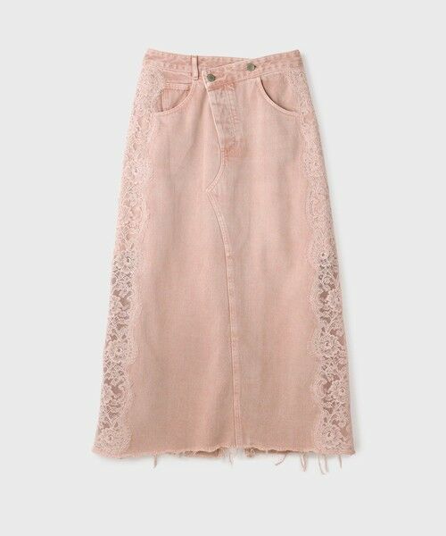 GRACE CONTINENTAL / グレースコンチネンタル デニムスカート | サイドレースデニムスカート | 詳細13