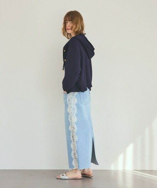 GRACE CONTINENTAL / グレースコンチネンタル デニムスカート | サイドレースデニムスカート | 詳細13