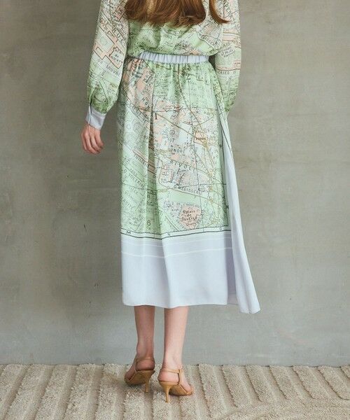 GRACE CONTINENTAL / グレースコンチネンタル ミニ・ひざ丈スカート | パリスカーフプリントスカート | 詳細5