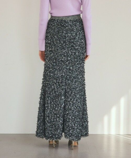 GRACE CONTINENTAL / グレースコンチネンタル ミニ・ひざ丈スカート | ツイーディーニットスカート | 詳細3