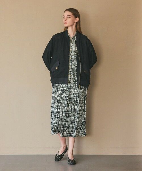 GRACE CONTINENTAL / グレースコンチネンタル ロング・マキシ丈ワンピース | チェックプリントボウ付ワンピース | 詳細4