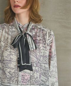 GRACE CONTINENTAL / グレースコンチネンタル シャツ・ブラウス | パリスカーフプリントブラウス