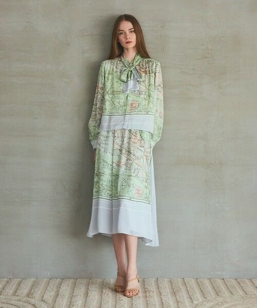 GRACE CONTINENTAL / グレースコンチネンタル シャツ・ブラウス | パリスカーフプリントブラウス | 詳細1