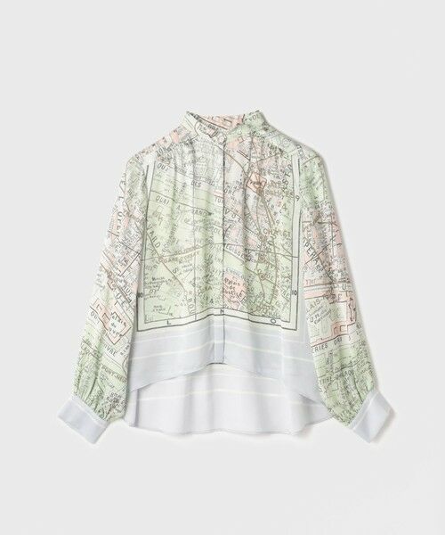 GRACE CONTINENTAL / グレースコンチネンタル シャツ・ブラウス | パリスカーフプリントブラウス | 詳細12