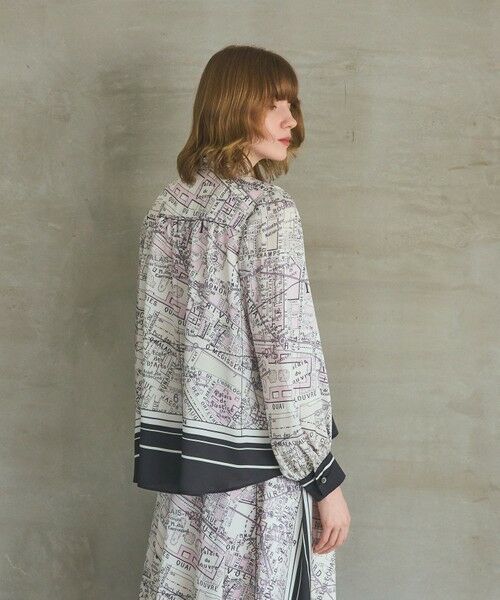 GRACE CONTINENTAL / グレースコンチネンタル シャツ・ブラウス | パリスカーフプリントブラウス | 詳細11