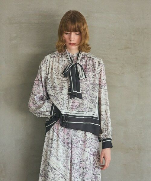 GRACE CONTINENTAL / グレースコンチネンタル シャツ・ブラウス | パリスカーフプリントブラウス | 詳細14