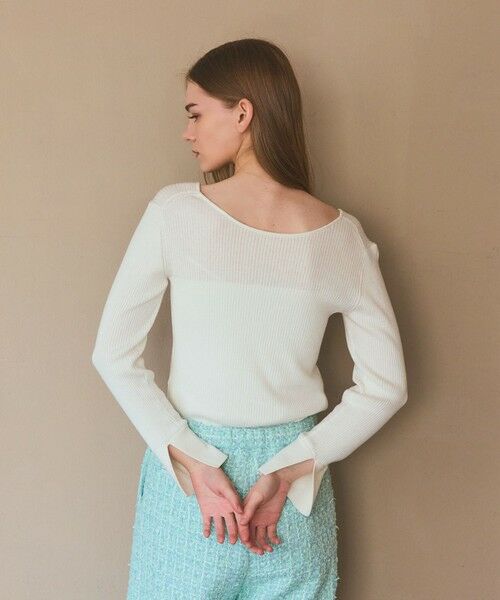 GRACE CONTINENTAL / グレースコンチネンタル その他トップス | 綿カシミヤインナートップ | 詳細2