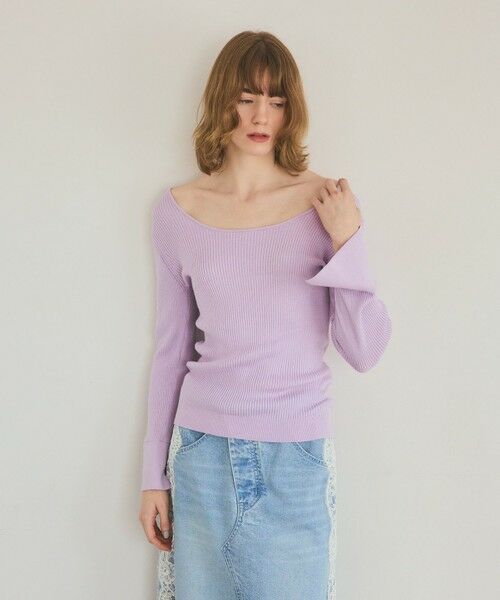 GRACE CONTINENTAL / グレースコンチネンタル その他トップス | 綿カシミヤインナートップ | 詳細12