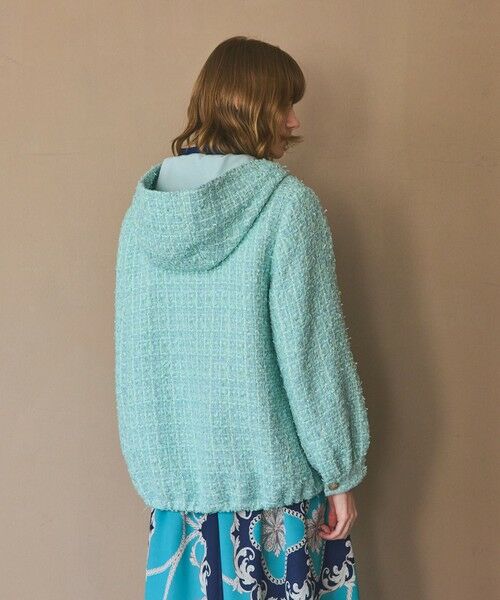 GRACE CONTINENTAL / グレースコンチネンタル その他アウター | ツイードフーディーコート | 詳細10