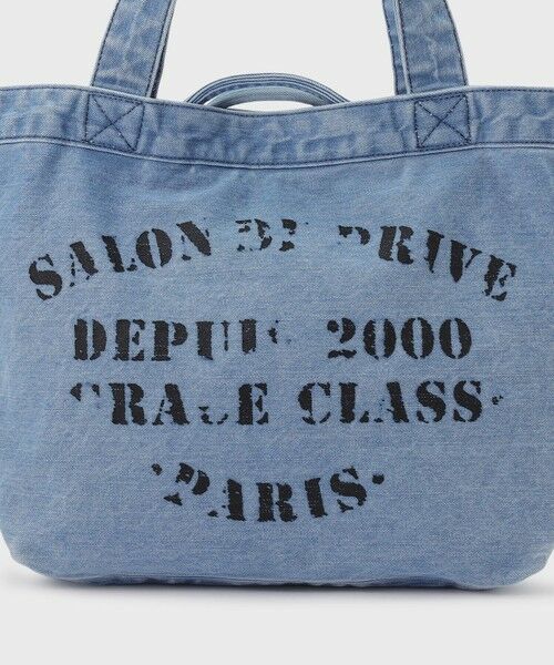 GRACE CONTINENTAL / グレースコンチネンタル トートバッグ | レタードデニムトート | 詳細5