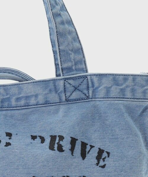 GRACE CONTINENTAL / グレースコンチネンタル トートバッグ | レタードデニムトート | 詳細6