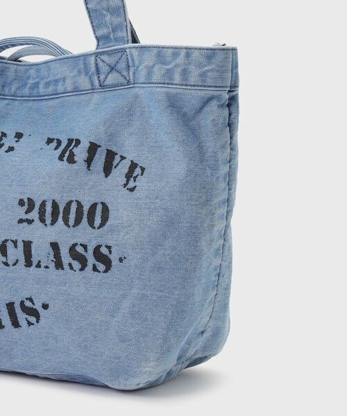 GRACE CONTINENTAL / グレースコンチネンタル トートバッグ | レタードデニムトート | 詳細7