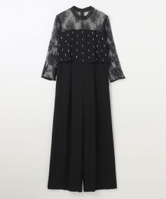 GRACE CONTINENTAL / グレースコンチネンタル サロペット・オールインワン | 刺繍ワイドサロペット