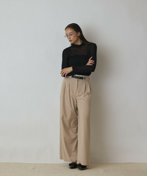 GRACE CONTINENTAL / グレースコンチネンタル その他パンツ | タックワイドパンツ | 詳細1