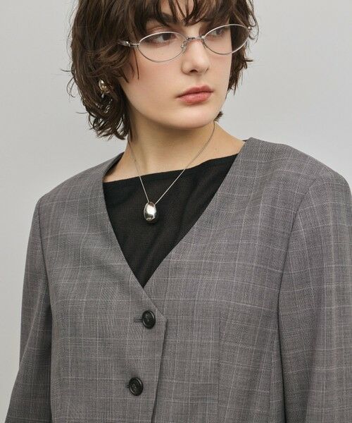 GRACE CONTINENTAL / グレースコンチネンタル ノーカラージャケット | デザインフロントジャケット | 詳細10