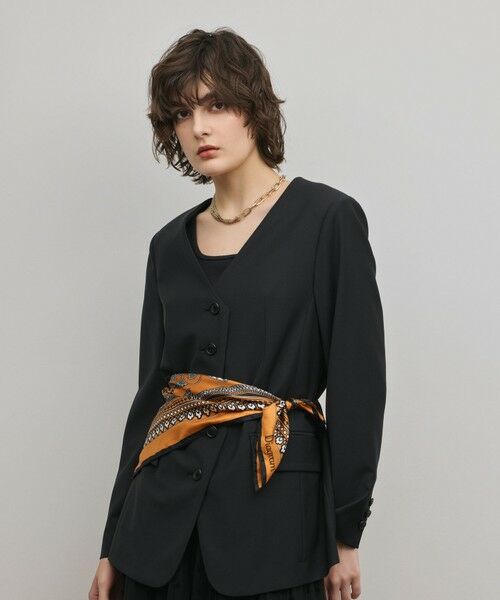 GRACE CONTINENTAL / グレースコンチネンタル ノーカラージャケット | デザインフロントジャケット | 詳細18