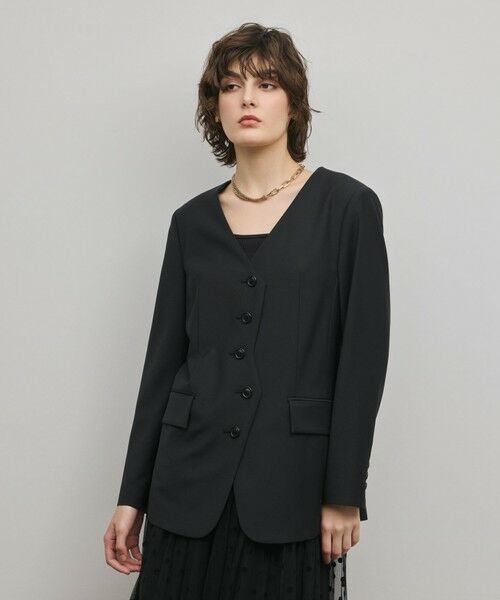 GRACE CONTINENTAL / グレースコンチネンタル ノーカラージャケット | デザインフロントジャケット | 詳細19