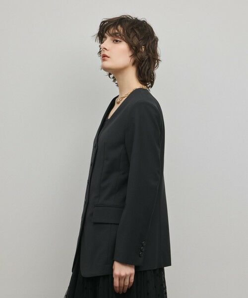 GRACE CONTINENTAL / グレースコンチネンタル ノーカラージャケット | デザインフロントジャケット | 詳細20