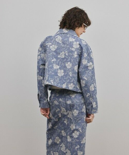 GRACE CONTINENTAL / グレースコンチネンタル その他アウター | ボタニカルジャガードジャケット | 詳細4