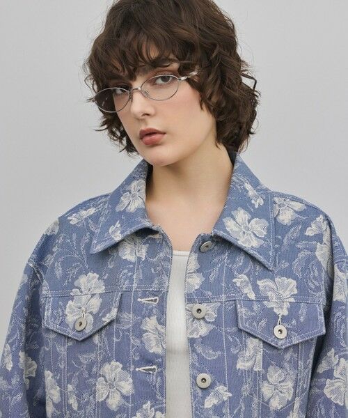 GRACE CONTINENTAL / グレースコンチネンタル その他アウター | ボタニカルジャガードジャケット | 詳細5