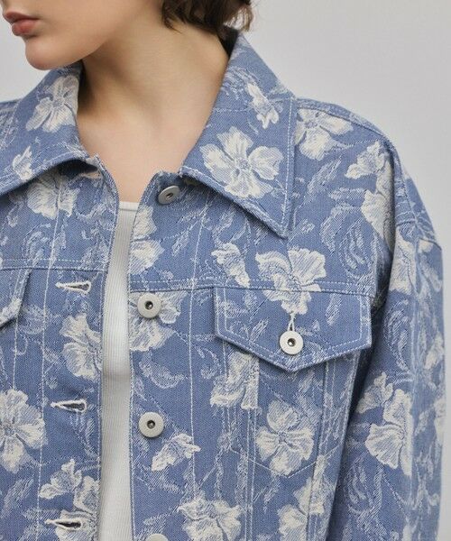 GRACE CONTINENTAL / グレースコンチネンタル その他アウター | ボタニカルジャガードジャケット | 詳細6