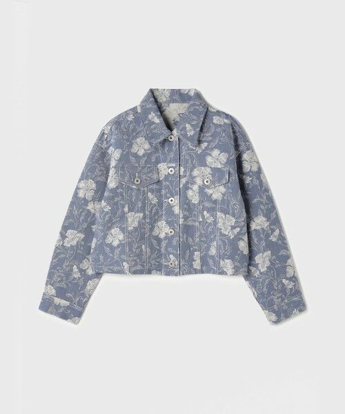 GRACE CONTINENTAL / グレースコンチネンタル その他アウター | ボタニカルジャガードジャケット | 詳細9