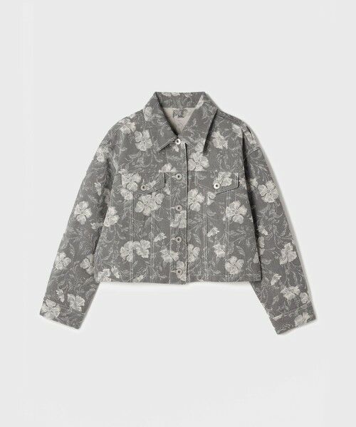 GRACE CONTINENTAL / グレースコンチネンタル その他アウター | ボタニカルジャガードジャケット | 詳細17