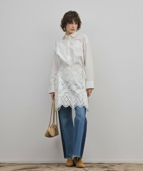 GRACE CONTINENTAL / グレースコンチネンタル デニムパンツ | リメイクフレアデニムパンツ | 詳細1