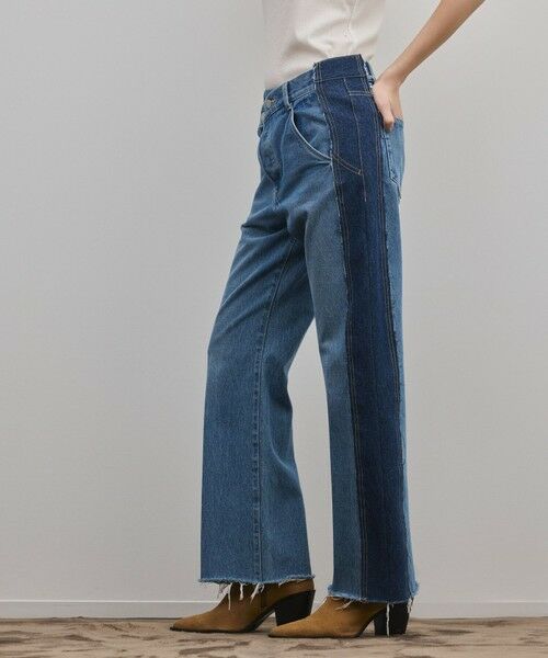 GRACE CONTINENTAL / グレースコンチネンタル デニムパンツ | リメイクフレアデニムパンツ | 詳細4