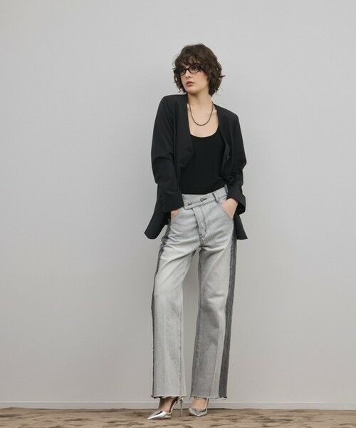 GRACE CONTINENTAL / グレースコンチネンタル デニムパンツ | リメイクフレアデニムパンツ | 詳細10