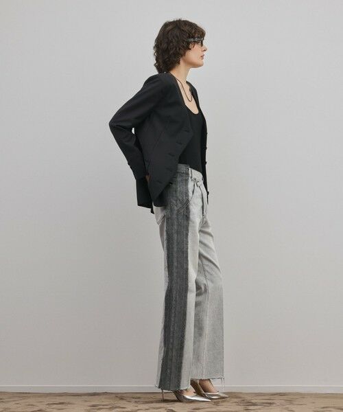 GRACE CONTINENTAL / グレースコンチネンタル デニムパンツ | リメイクフレアデニムパンツ | 詳細9